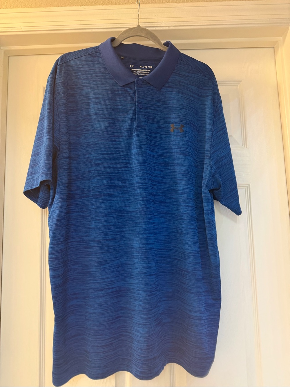 Under Armour Men’s Royal Blue Heather Polo